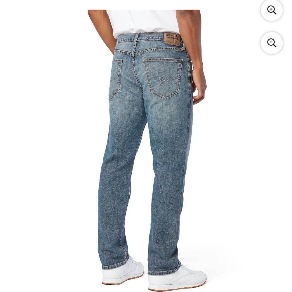 Levi Strauss Signature Mens Athletic Fit jeans - Picture 2 of 9